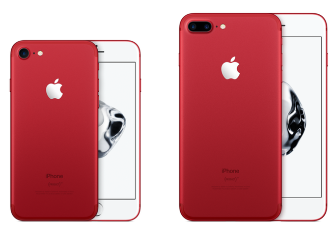 Hình ảnh chính thức iPhone 8 và 8 Plus đỏ (PRODUCT)RED: Mặt trước màu đen,  bán ra 13/4, giá từ 699 USD - FPT Telecom