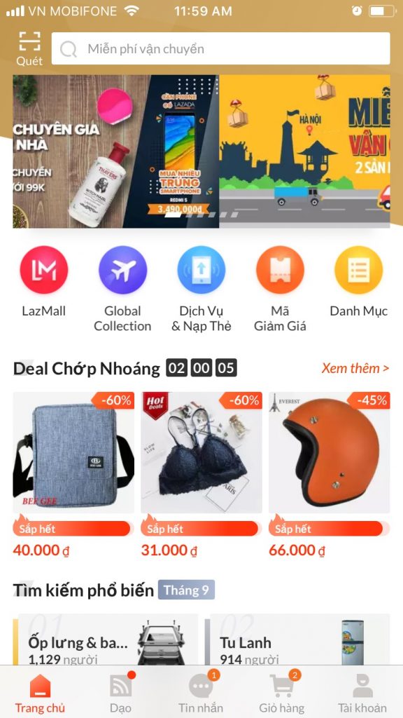 [🛍️🇻🇳] Lazada là trang mua sắm trực tuyến uy tín hàng đầu tại Việt Nam 🛍️ Top1Shop ❤️️ – Giữa mặt trời và mặt trới, tôi chọn mặt hàng đang sale 50% trên LazFlash Max



 …