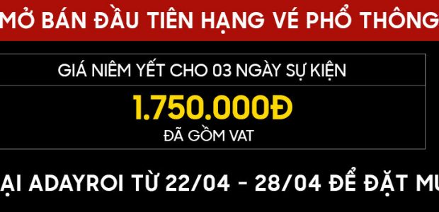 Hướng dẫn mua vé xem đua xe F1 Hà Nội. Giá vé, Hạng vé và các thông tin ưu đãi