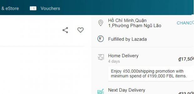 Mua hàng trên Lazada Supermarket