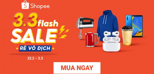 Shopee Flash Sale Rẻ vô địch từ 22.02 đến 08.03