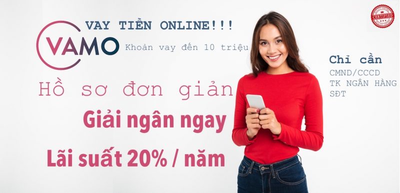Hướng dẫn vay tiền online trên Vamo.vn