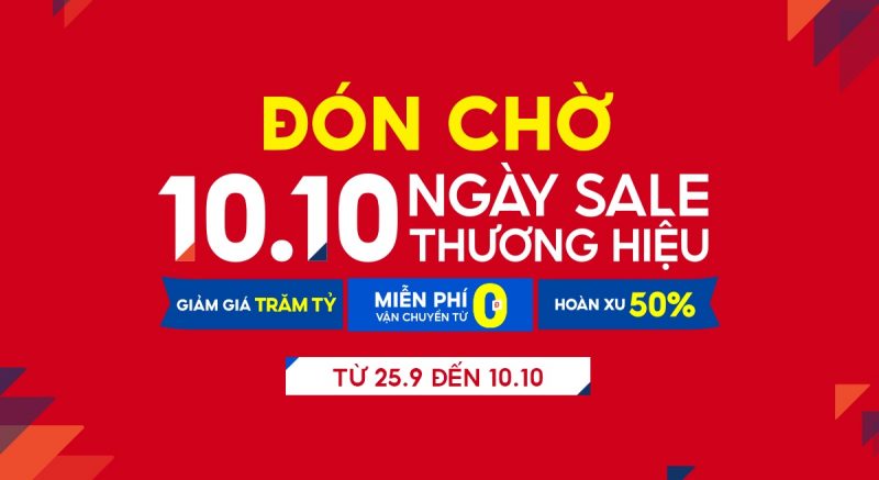 Đón chờ siêu sale Shopee 10-10