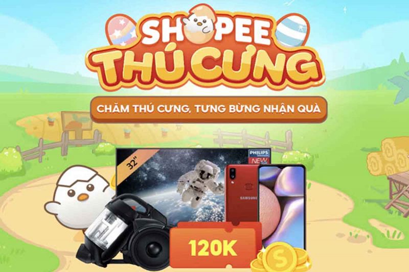 Hướng dẫn cách chơi game thú cưng shopee