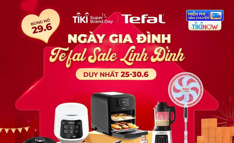 Tiki Tefal Super Sale Brand Day 29-30/06